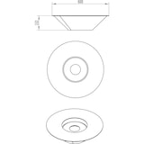 thumbnail of Lareira de jardim redonda branca Santorini para bioetanol, D.60