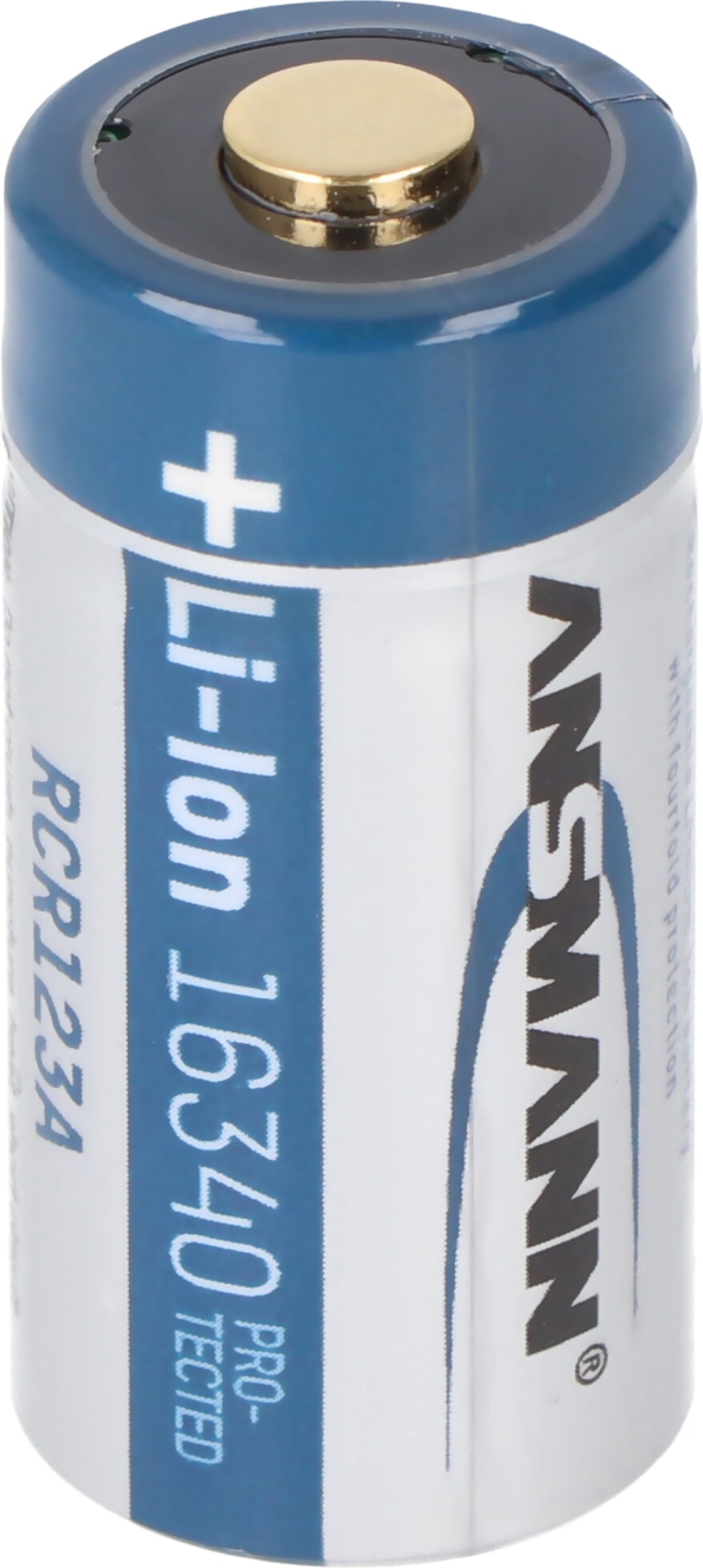 Ansmann 16340, RCR123, CR123A Li-Ion Akku mit USB-C Ladebuchse, 3,6V ...