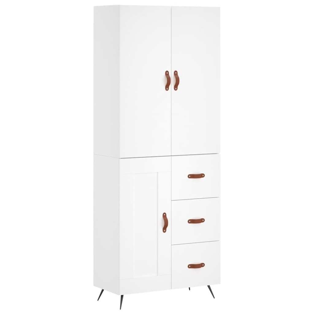 Helloshop26 - Buffet Sideboard Kommode Kleiderschrank Aufbewahrungsmöbel Organizer Küche Wohnzimmer Lounge hoch 69,5 x 34 x 180 cm 02_0032702