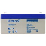 thumbnail of Ultracell UL 3.4-6 Blei Akku mit Faston 4,8mm Kontakten, Abmessungen 134x34x62mm