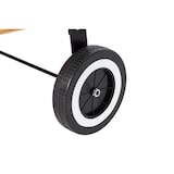 thumbnail of aro Holzkohle Grillwagen, Grillfläche 48 x 28.5 cm, Seiten- und Untenablage, fahrbar, Stahl/Holz, grün