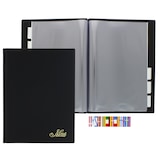 thumbnail of Portamenú con 6 fundas Tamaño Folio con pestaña para indicativos Negro