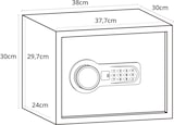 thumbnail of Safe / Tresor SAFE COMPACT 27l mit LCD Display schwarz hjh OFFICE