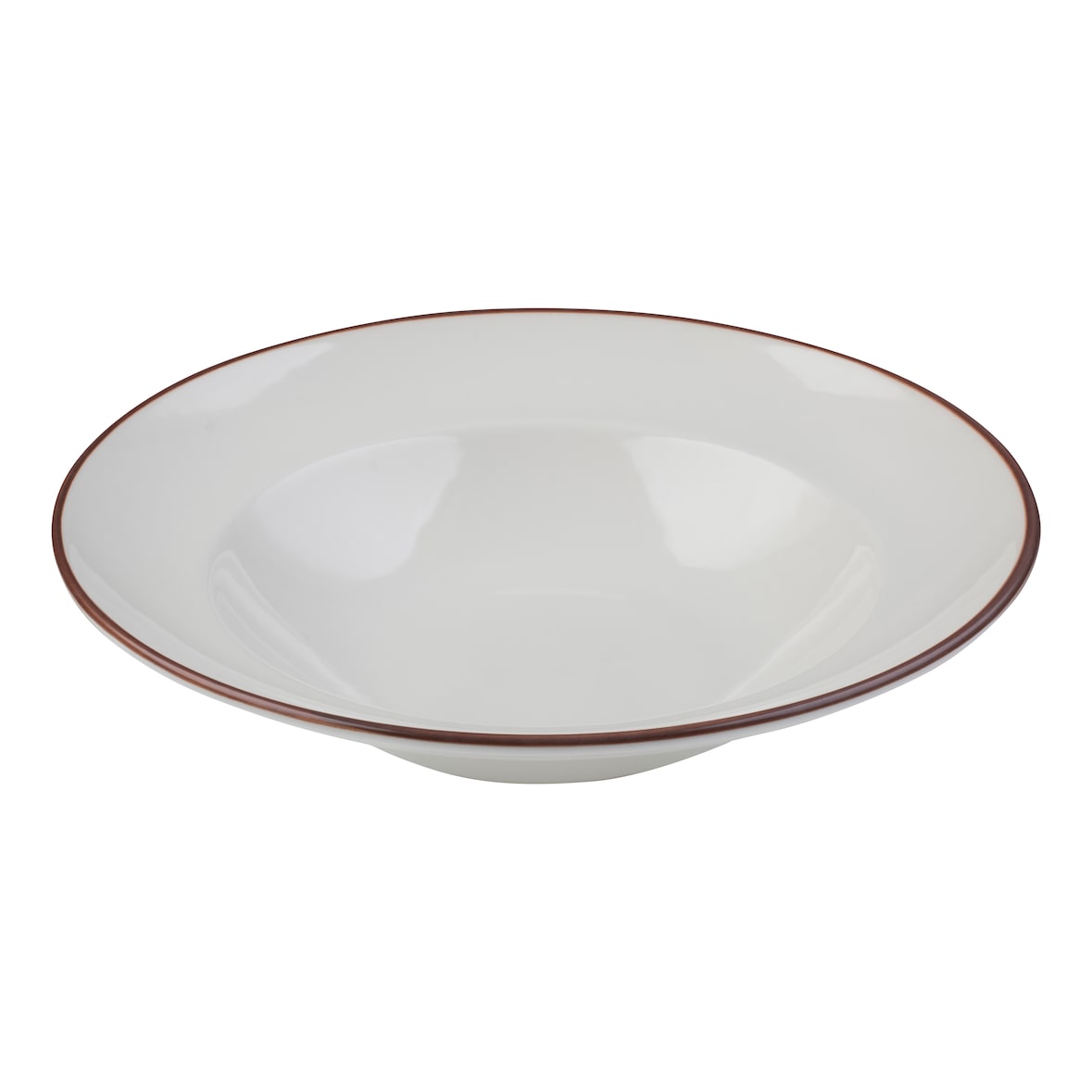 IDFine Modest Brown Miro Deep Plate 28 cm 560 cc 6 Stück