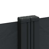 thumbnail of vidaXL Windscherm uittrekbaar 140x600 cm zwart
