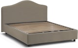 thumbnail of Dmora Doppelbett Angiolina, Containerbett mit Stoffbespannung, 100% Made in Italy, Frontöffnung, passend für Matratze Cm 160x190, Turteltaube