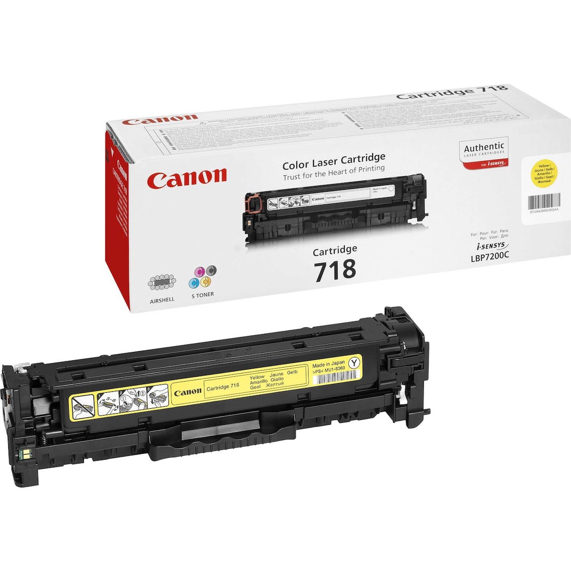 Canon Toner 718Y 2659B002 2.900Seiten gelb