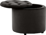 thumbnail of CLP Sitzhocker Pantin Samt Samt HBT: 42x44x44 cm grau