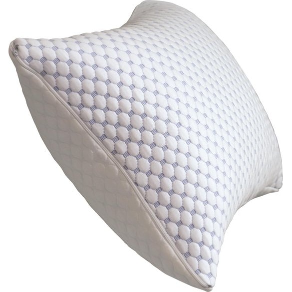 Travesseiro - 66 x 50 cm - Travesseiro de dormir refrescante e aliviador de pressão - Branco