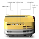 thumbnail of Mini Videoprojecteur Android 4500 Lumens HD Smart Wi-Fi HDMI USB 1080P Portable YONIS