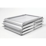 thumbnail of Showdown Prospektaufsteller Zick-Zack - Acryl Silber