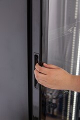thumbnail of Glastürkühlschrank KBS 327 G Slim schwarz
