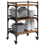 thumbnail of vidaXL Keuken Trolley Oud Hout 50 x 35 x 75.5 cm Bewerkt hout