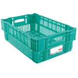 thumbnail of GILAC Caisse ajourée empilable emboîtable HACCP 600 x 400 - 37 L - Vert G180311