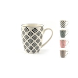 thumbnail of Mosaik Tazza Mug Cl 28 Stoneware Decori Assortiti Lioness Confezione Da 8