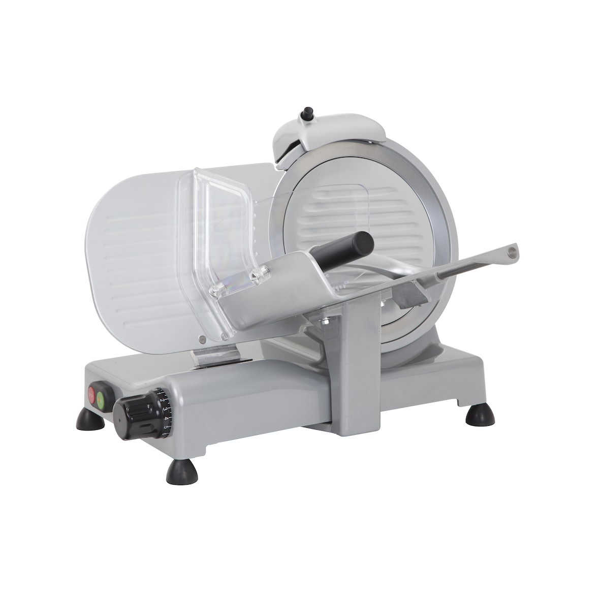 R.G.V. Affettatrice elettrica 25GS Cev alluminio ossidato 48x53x37,5cm 140watt argento 90446