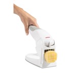 thumbnail of Leifheit taglierina per patatine fritte e bastoncini di verdura palstica/acciaio 2 inserti da 10 e 12 mm fondo antiscivolo bianco