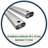 thumbnail of Tente pliante Barnum Aluminium 300x200cm - Vert Pomme + 3 murs offerts