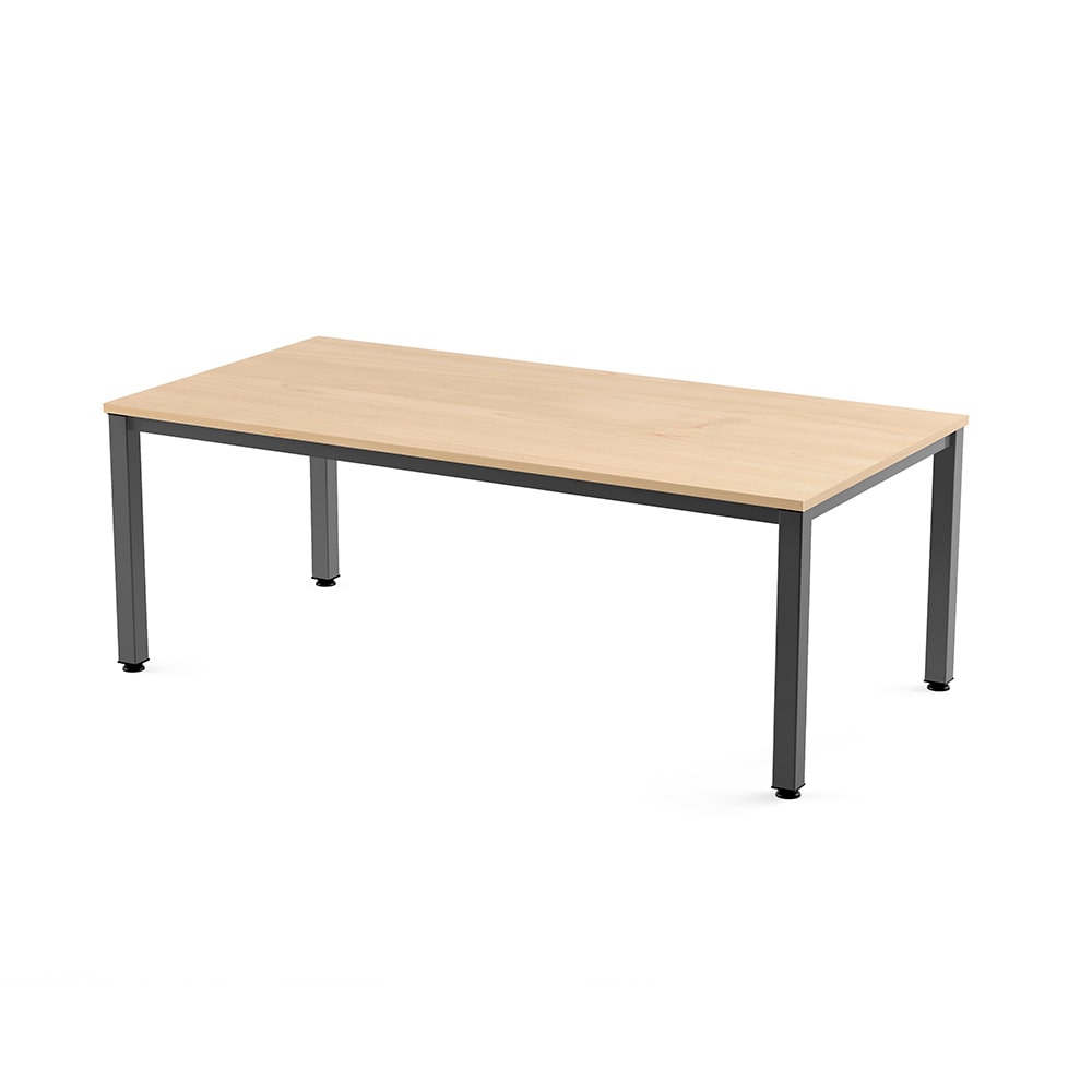 Rocada mesa de oficina serie executive 200x100 antracita/ haya