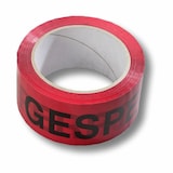 thumbnail of 36x Warnklebeband "GESPERRT" PP Acrylatkleber geräuscharm 50mm x 66m