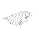 thumbnail of DoubleDry Hoeslaken Jersey 90 x 200 cm - 100% katoen - beige