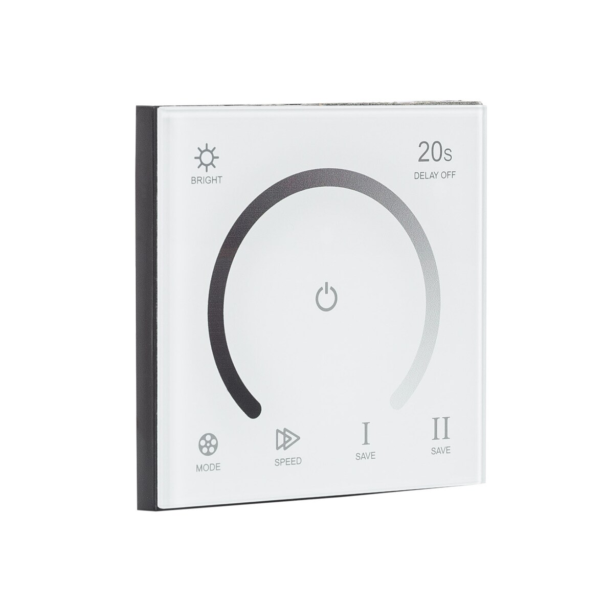 Ledkia Controlador Regulador Pared Táctil para Tira LED 12/24V DC Monocolor  Monocolor