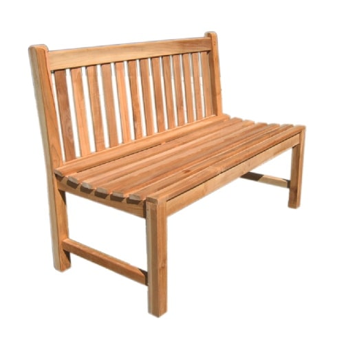 Premium Teak Gartenbank Teakbank Sitzbank Holzbank Parkbank nachhaltig 150 cm : 150 cm
