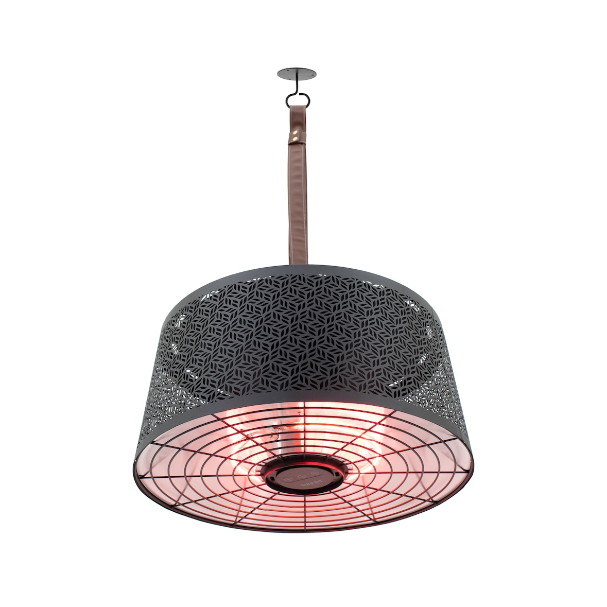 Stufa da esterno Sunred Smart Moderna Artix Ultra sospesa grigia 2000 Watt