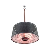 thumbnail of Stufa da esterno Sunred Smart Moderna Artix Ultra sospesa grigia 2000 Watt