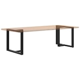 thumbnail of Helloshop26 - Juego de 2 patas para mesa de comedor en forma de T 90 x 35 x 73 cm con niveladores ajustables diseño moderno acero 02_0057330