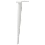 thumbnail of vidaXL Couchtischbeine Konische Form 4 Stk. Weiß 42-43 cm Stahl