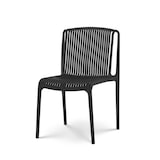 thumbnail of Silla de jardín o terraza negra en resina de polipropileno