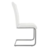 thumbnail of ML-Design – Esszimmerstühle 6er Set – Weiß Kunstleder | Schwingstuhl mit hoher Rückenlehne, ergonomisch, Metallgestell