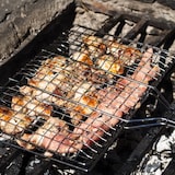 thumbnail of WellHome - Grelha para Hamburguer Preto Antiaderente 25x34x2,5cm