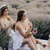 thumbnail of Relaxdays Weingläser ohne Stiel, 2er Set, Rotweinbecher, je 500 ml Fassungsvermögen, Wassergläser, Dessertgläser, blau