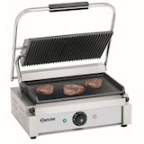 thumbnail of Contact/Paninigrill 1GR  | Geribbeld/Glad | 2.2kW | Grillplaten Gietijzer/Geëmailleerd | 410x400x200(h)mm