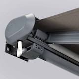 thumbnail of Store banne coffre integral 2.5x2m aluminium taupe