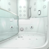 thumbnail of Dampfdusche Whirlpool Dusche Duschkabine K60-WS-EH 140x140cm OHNE Zusatzoptionen