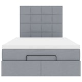 thumbnail of vidaXL Ottoman-Bett mit Matratze Hellgrau 120x200 cm Stoff