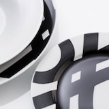 thumbnail of Benetton - Set 18Pcs Vajilla Porcelana Diseño Logo Estampado Negro