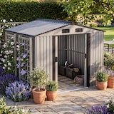 thumbnail of GARDEBRUK® XXL Metall Gerätehaus 5m² mit Fundament anthrazit