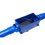 thumbnail of Filtre d'eau de pluie en ligne devafilter pro 110 avec anneaux d'encrage - BLEU