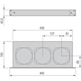 thumbnail of SCHROFF 19" Umlüfter, 3 Ventilatoren, 1 HE - UMLUEFTER 19"O.SCH. 24V