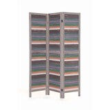 thumbnail of Biombo 71641 de HERDASA mampara de separación en madera de pino multicolor, diseño PROVENZA Gris.