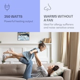 thumbnail of Wonderwall Air Art Smart Infrarotheizung Blauer Marmor 60x60cm 350W Mehrfarbig