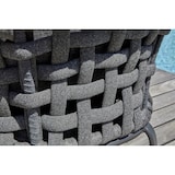 thumbnail of Gartenmöbel für 4 Personen aus gewebtem Seil und anthrazitgrauem Aluminium - CAMARGUE