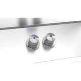 thumbnail of Lave-mains sur pied autonome et portable avec 2 poussoirs. Eau froide et chaude.