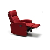 thumbnail of Poltrona con recliner manuale mirella rosso