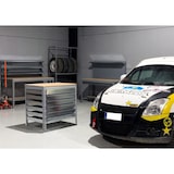 thumbnail of SimonRack Banco da lavoro per officina con cassetti, 910x610 mm, 6 cassetti, Portata 600 kg, Grigio - BT-5