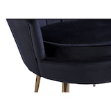 thumbnail of SAM® Armlehnsessel Polstersessel Samt Schwarz Retro-Look BIG CHAIR